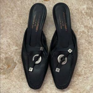Donald Pliner Black Mule Slip-on Shoes Sz. 7